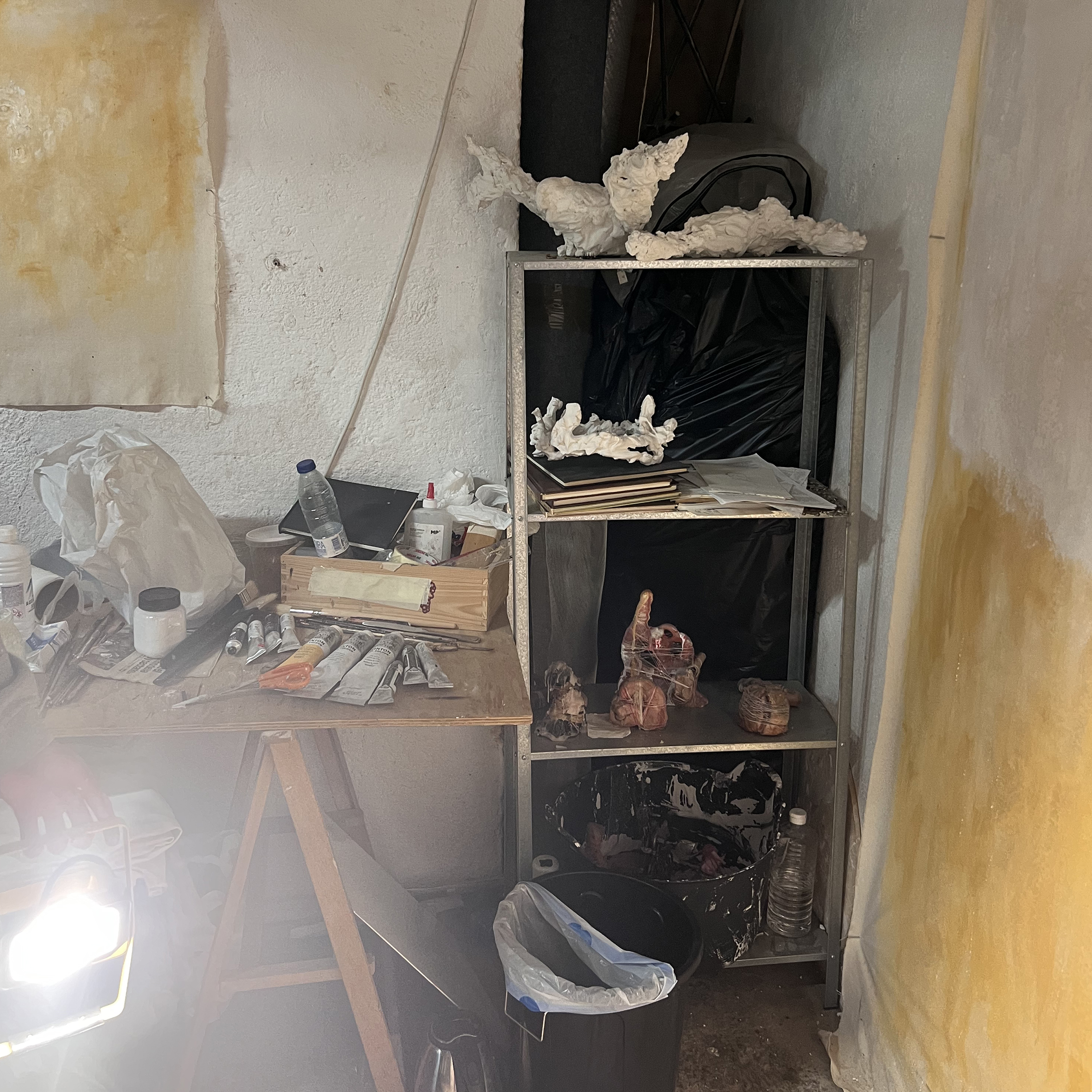 Primeras obras blancas, 2024.